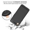 Zapcase Rubber Carbon Fibre Rugged Armour Black Colour Back Cover Compatible for Oppo A37 / Oppo A37 - Image 5