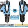 WONDERCUT WC-CDK1007B Cordless Screw Driver With Soft Grip/Drill,12V,18 Torque Setting, 2 Mod... - Image 4