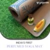 Yogarise Perfumed TPE Yoga Mat with Mandala Print and Carry Bag for Men and Women, Non-Slip Texture, Extra Wide & Thick TPE Exercise Mat For Home, Pilates, Gym & Fitness, Durable, Sweat-Resistant (6mm, Brown) - Image 3