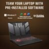 ASUS TUF Gaming A15, AMD Ryzen 7 7435HS, 15.6-inch FHD 144Hz, Gaming Laptop (16GB/512GB SSD/N... - Image 9