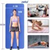 ZETO Yoga Mat for Women and Men, 10 mm Extra Thick NBR Material, Workout Mat, Fitness, Exercise Mat for Home, Anti Slip Mat, Gym Mat, Soft Cushioning, Size 73 X 24 Inch (Blue) - Image 7