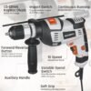 BUILDSKILL Impact Drill Machine 800W, 0-3000 RPM, 13mm Keyless Chuck, 2 Modes, Reverse/Forwar... - Image 7