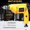 TOMAHAWK® T20 Electric Drill Machine for Drilling in Wood and Metal, Home Use - 3000rpm, 400W... - Image 7