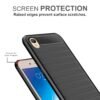 Zapcase Rubber Carbon Fibre Rugged Armour Black Colour Back Cover Compatible for Oppo A37 / Oppo A37 - Image 4