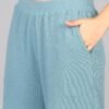Alan Jones Clothing Women's Solid Stretch Waff... - Image 4