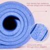 ZETO Yoga Mat for Women and Men, 10 mm Extra Thick NBR Material, Workout Mat, Fitness, Exercise Mat for Home, Anti Slip Mat, Gym Mat, Soft Cushioning, Size 73 X 24 Inch (Blue) - Image 4