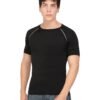 WORK FOR IT Men's Polyester Sports Running Set Compression Half Sleeve T-Shirt, Pants Skin-Tight Long Sleeves Quick Dry Fitness Tracksuit Gym Yoga Suits Set of 2 - Image 6