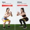 Zordik-Resistance Loop Exercise Bands for Working Out Elastic Workout Band for Women & Men Home Gym Yoga Stretching Strength Training Exercise Equipment Essentials Fitness Accessories, Set of 5 - Image 4