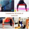 Zordik-Resistance Loop Exercise Bands for Working Out Elastic Workout Band for Women & Men Home Gym Yoga Stretching Strength Training Exercise Equipment Essentials Fitness Accessories, Set of 5 - Image 5
