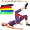 Zordik-Resistance Loop Exercise Bands for Working Out Elastic Workout Band for Women & Men Home Gym Yoga Stretching Strength Training Exercise Equipment Essentials Fitness Accessories, Set of 5 - Image 8