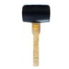 Tunir Professional Rubber Mallet Hammer Head with Wooden Handle, 3'' Inch - Image 6
