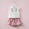 Bold N Elegant Floral Embroidered Cotton Sleev... - Image 2