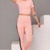 ZICADA® Women's Workout Crop Top & Jeggings Set | Yoga and Workout Co-ord Set for Women and Girls | Stylish Activewear - Image 2