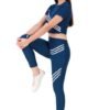 ZICADA® Women's Athletic Gym Wear Set | Co-ord Set | Top and Bottom Set | Running Suit for Girls and Women | Comfortable and Stylish Activewear for Workout, Yoga, and Fitness - Image 6