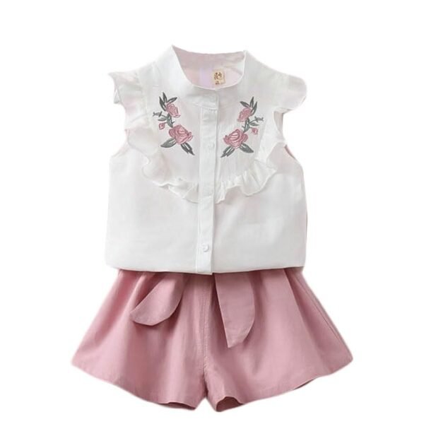 Bold N Elegant Floral Embroidered Cotton Sleev...