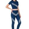 ZICADA® Women's Athletic Gym Wear Set | Co-ord Set | Top and Bottom Set | Running Suit for Girls and Women | Comfortable and Stylish Activewear for Workout, Yoga, and Fitness - Image 2