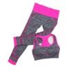XVIA Gym Suits Sports for Women, Stretchable Breathable Cloth Set Exercise Yoga Wear for Girl (1Pair) (Multicolor - Image 3
