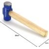 TOOLIMEX Sledge Hammer with Wooden Handle | Great Gripped | Ultimate Hardness and Toughness 1... - Image 5