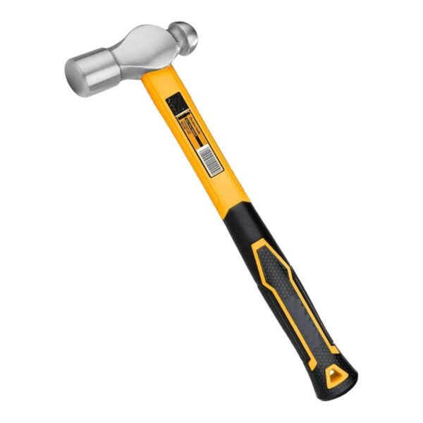AK DIAMOND Ball Pein Hammer, 660g, Drop-forged hammerhead Heat treatment, 45# carbon steel, S...
