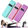 Wishbone Hip Fitness Band Exercise Resistance Bands Yoga Pilates Muscle Training 3 Resistance Booty Fitness Bands 3PCS Bands Set Hip Loop Resistance Bands Unisex - Image 3