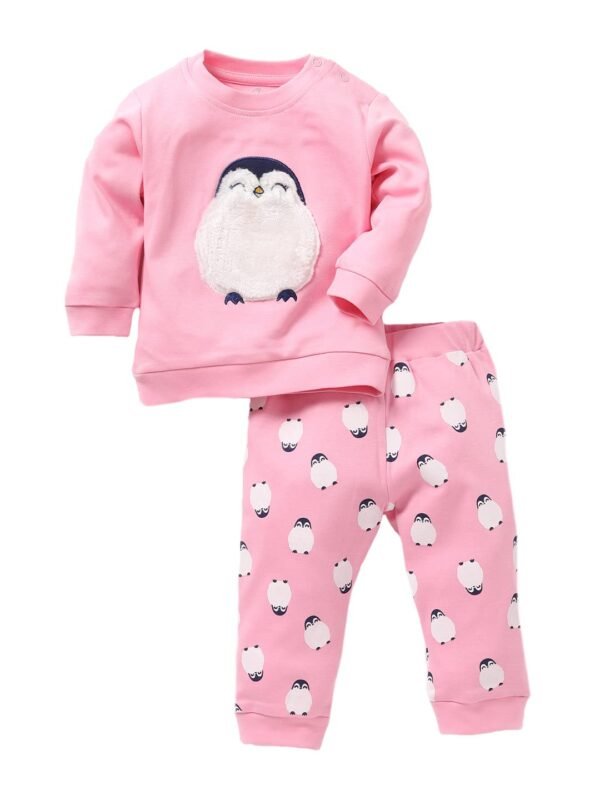 BABY GO Full Sleeves Designer T-Shirt and Pyja...