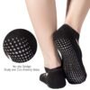 ZEVON Grip Socks for Women - Anti Skid Ladies Toe Socks, Perfect for Yoga, Pilates, Gym & Home Exercise Equipment, Yoga Accessories - Durable and Comfortable Women's Gym Socks (1 * Pair) - Image 2
