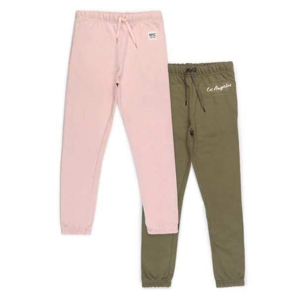 Alan Jones Clothing Girls Pack of 2 Joggers