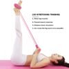 2heet 4-Tube Pedal Resistance Band Sit-Up Pull Rope – Durable Elastic Fitness Equipment for Home Gym, Full-Body Workouts, Yoga, Pilates & Muscle Toning (Pink) - Image 5