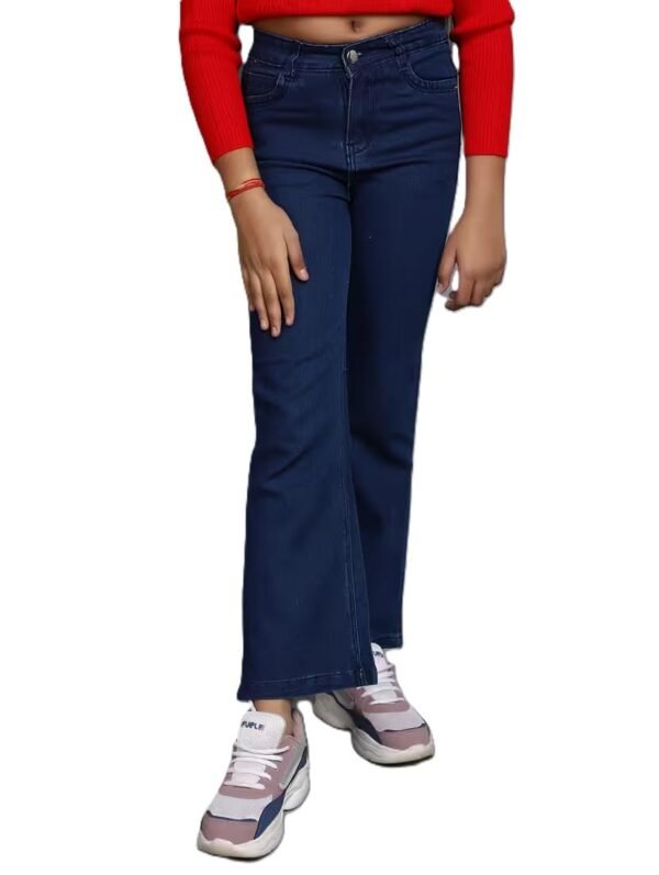 ADBUCKS Stretchable Denim Fabric High Rise Str...