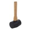 Tunir Professional Rubber Mallet Hammer Head with Wooden Handle, 3'' Inch - Image 5