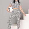 ZICADA® Women's Workout Crop Top & Jeggings Set | Yoga and Workout Co-ord Set for Women and Girls | Stylish Activewear - Image 6