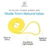 WiseLife Resistance Power Band, Pull Up Bands, Pull Up Assistance Bands, Workout Bands, Exercise Bands, Resistance Bands for Legs, Working Out, Muscle Training, Pull Up Assist Upto 7 Kg (Yellow) - Image 3