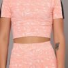 ZICADA® Women's Workout Crop Top & Jeggings Set | Yoga and Workout Co-ord Set for Women and Girls | Stylish Activewear - Image 5