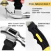 Swabs® Multi Utility Stainless Steel Handle Claw Hammer with 250 gm Head, Rubber Grip and Sho... - Image 5