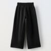 Alan Jones Clothing Solid Cotton Wide Legs Gir... - Image 3