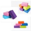 ZDQTRA high Density eva Foam Yoga Blocks Set of 2,Non Toxic Anti Skid Yoga Brick Block for Improve Strength and Aid Balance and Flexibility for Women Yoga Accessories Equipment(Multicolour) - Image 7