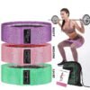 Wishbone Hip Fitness Band Exercise Resistance Bands Yoga Pilates Muscle Training 3 Resistance Booty Fitness Bands 3PCS Bands Set Hip Loop Resistance Bands Unisex - Image 4