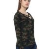Veirdo Pure Cotton Regular Fit V Neck Full Sle... - Image 2