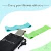 Wiselife Professional Latex Resistance Mini Band - (Set of 3) | 48x4 inch |100% Natural Latex Resistance Band | for Warm-Up, Stretching,Cardio,Home Fitness,Exercise,Gym Workout, Physiotherapy & Yoga - Image 3