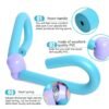 Zinley New Thigh Master Muscle Fitness Equipment, Bodybuilding Expander, Multi-Function Toning Arm Leg Chest Back Exerciser for Home Gym Yoga Sport Slimming Training - Image 3