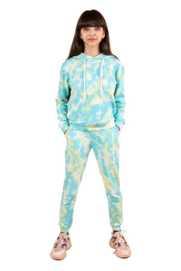 Tweeny Mini Kids Girls Tie Dye Hoodie Sweatshi...