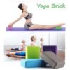 ZDQTRA high Density eva Foam Yoga Blocks Set of 2,Non Toxic Anti Skid Yoga Brick Block for Improve Strength and Aid Balance and Flexibility for Women Yoga Accessories Equipment(Multicolour) - Image 5