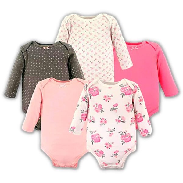 TuddyBuddy Baby Girls 100% Cotton Bodysuit/Rom...