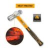 AK DIAMOND Ball Pein Hammer, 660g, Drop-forged hammerhead Heat treatment, 45# carbon steel, S... - Image 4