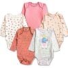 TuddyBuddy Baby Girls 100% Cotton Bodysuit/Rom... - Image 3