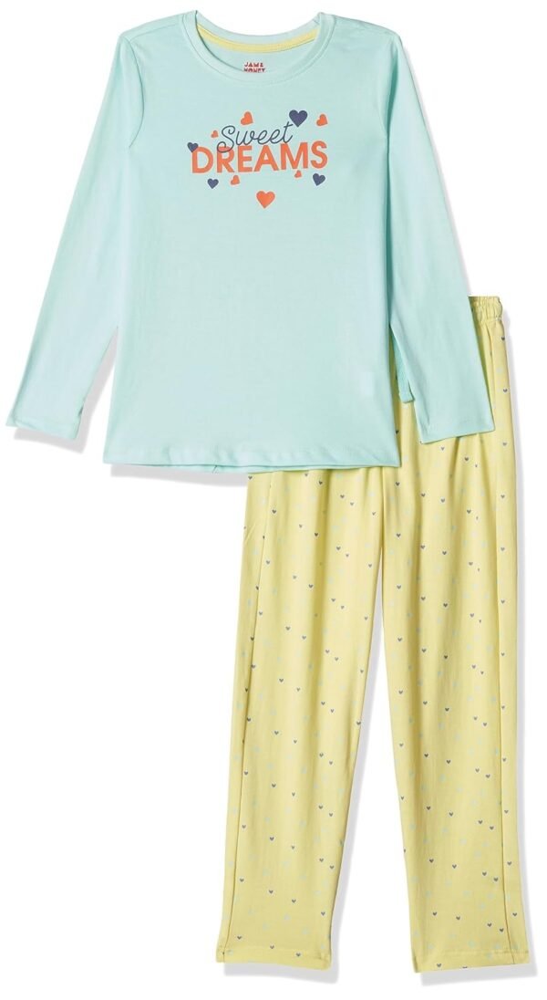 Amazon Brand - Jam & Honey Girls Night Dress f...