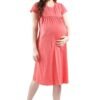 AV2 Women's Cotton Floral Calf Length Maternit... - Image 3