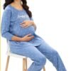 ZEYO Women's Cotton Heart Printed Maternity & ... - Image 3