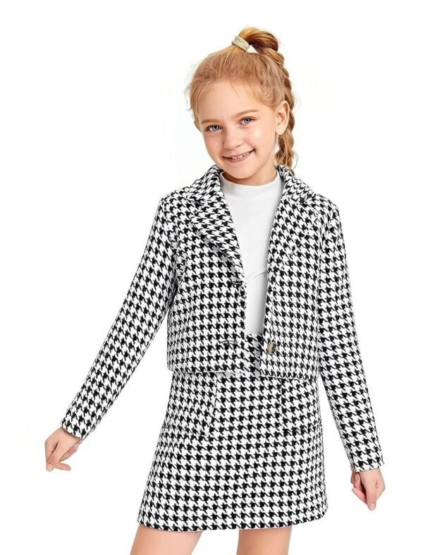 BLOOD PANTHER Girl's Cotton Blend Modern Suit-...