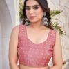 Yashika Women's Elegant Chiffon Saree with Blo... - Image 2